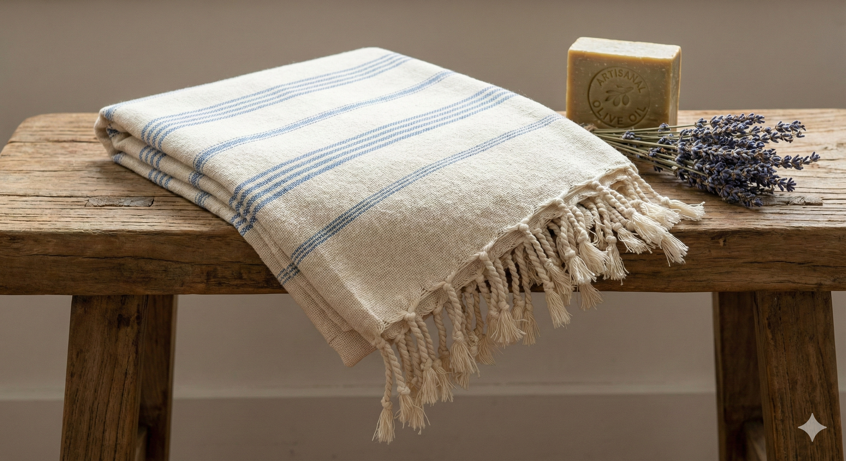 Buldan İşi %100 Pamuk El Dokuması Peştemal