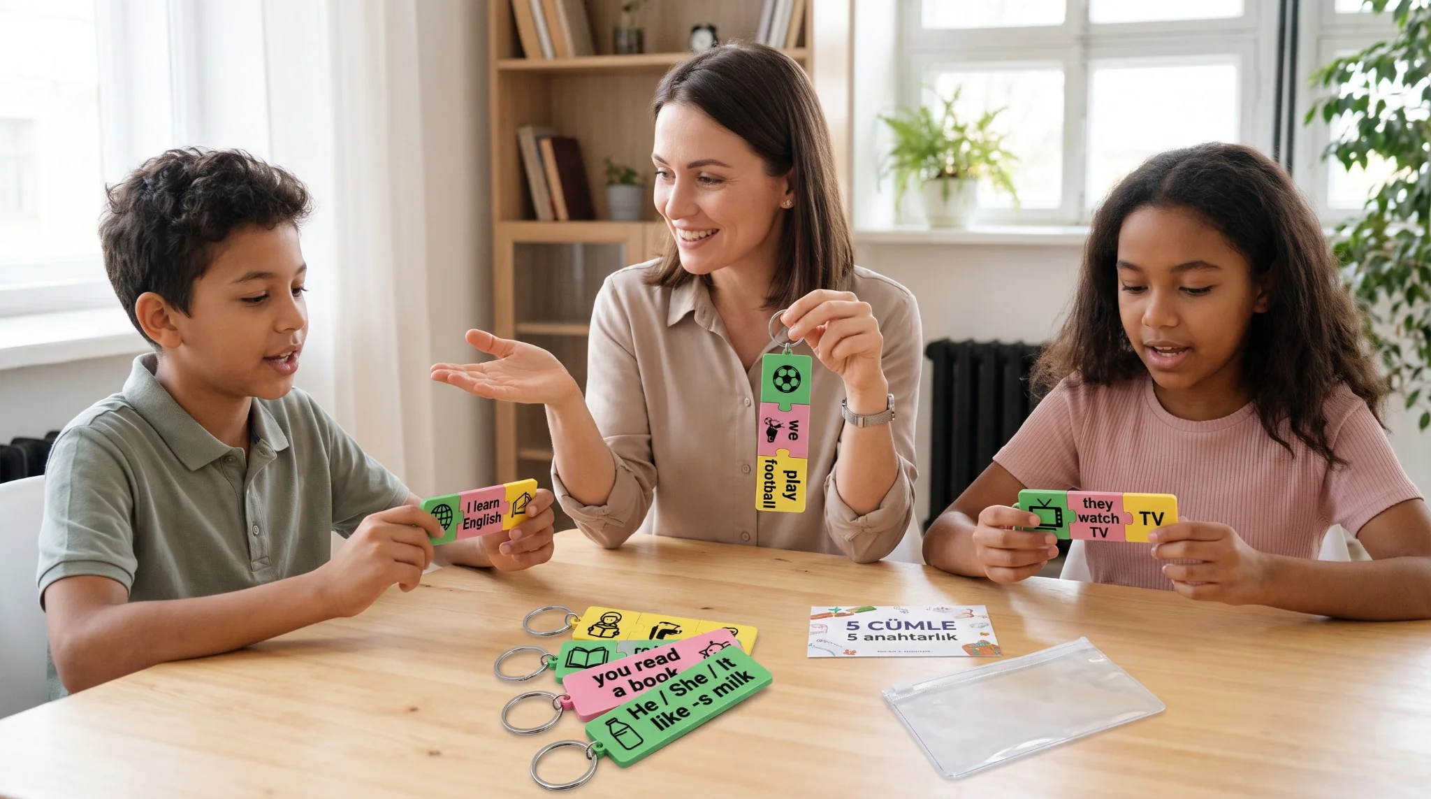 EkinWords anahtarlıkları ile cümleleri hatırlama
